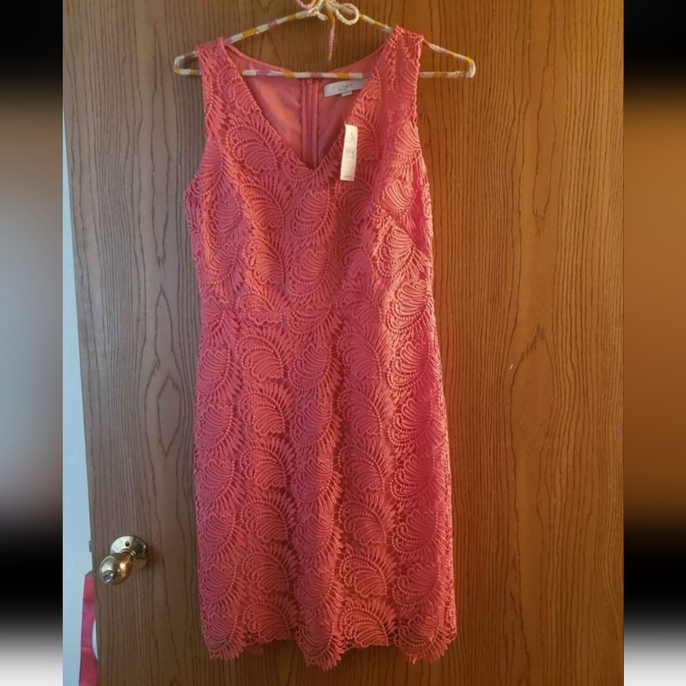 NWT Loft Coral‎ Dress